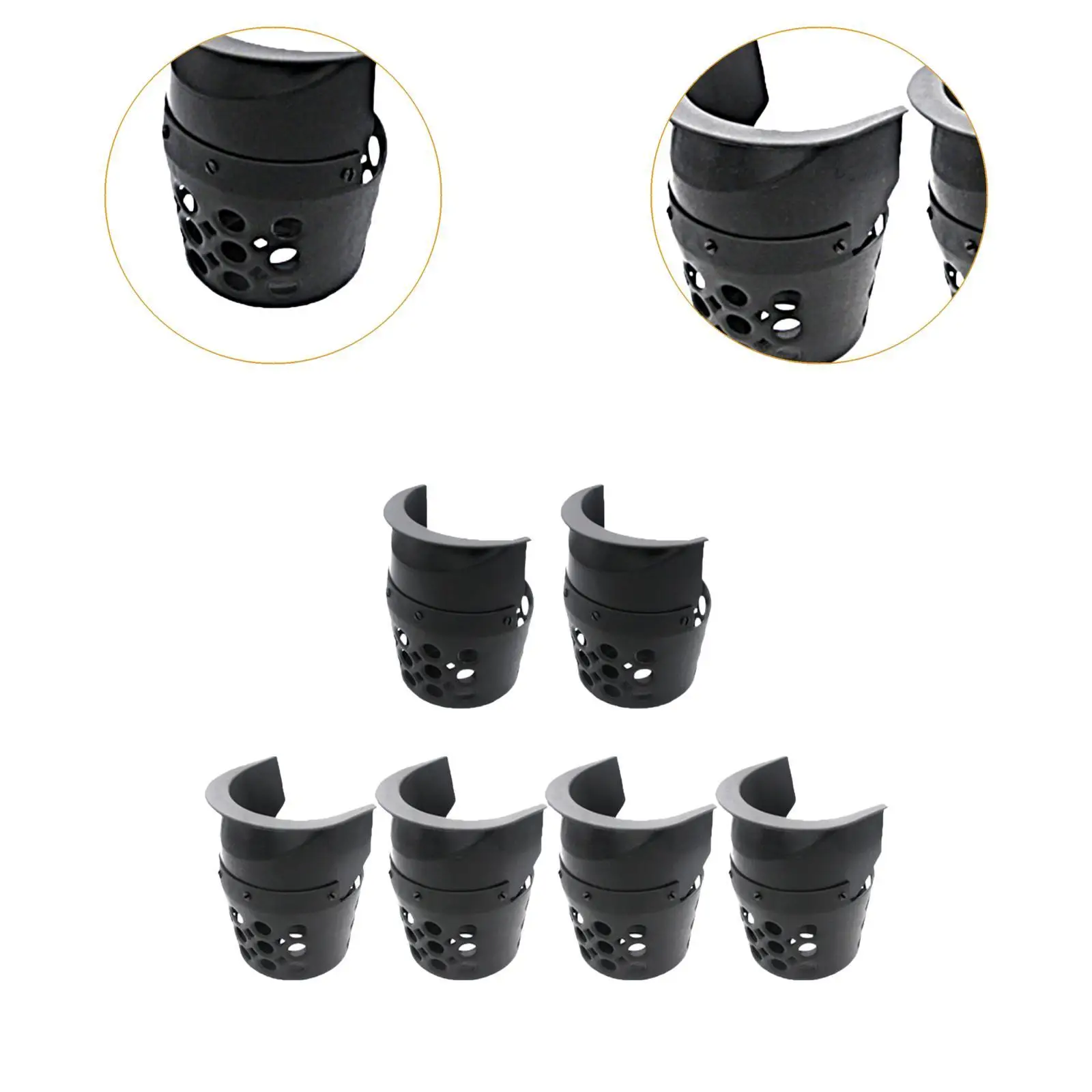 6x Billiard Pool Table Pockets Pool Table Accessories Baskets Replacement