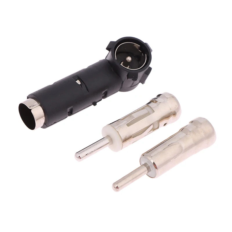 Car Vehicles Radio GPS Antenna Plug ISO To Din Aerial Antenna Mast Adaptor Connector Plug Car Radios Antennas Repair