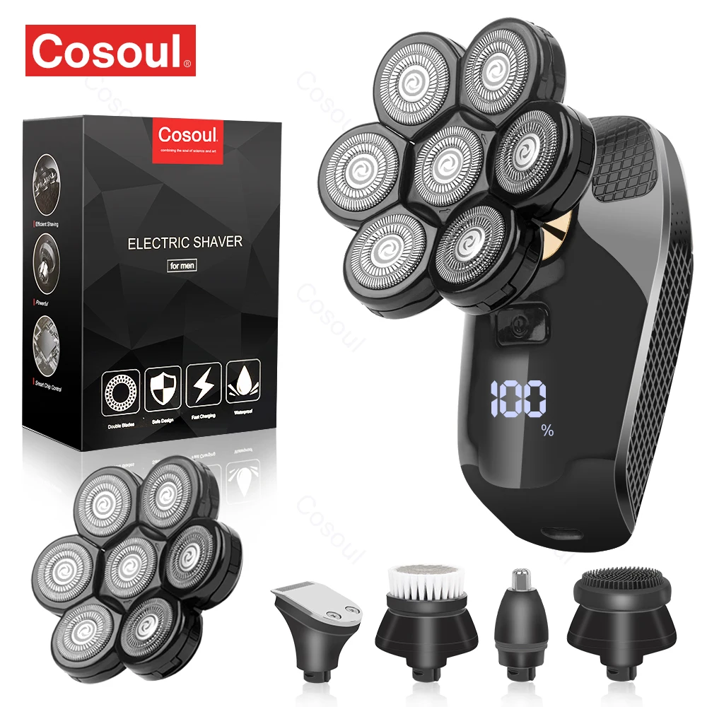for Electric Powerful Bald Head Shaver Beard Shaving Machine For Men Razor Husband Gift Boyfriend_voghion.com