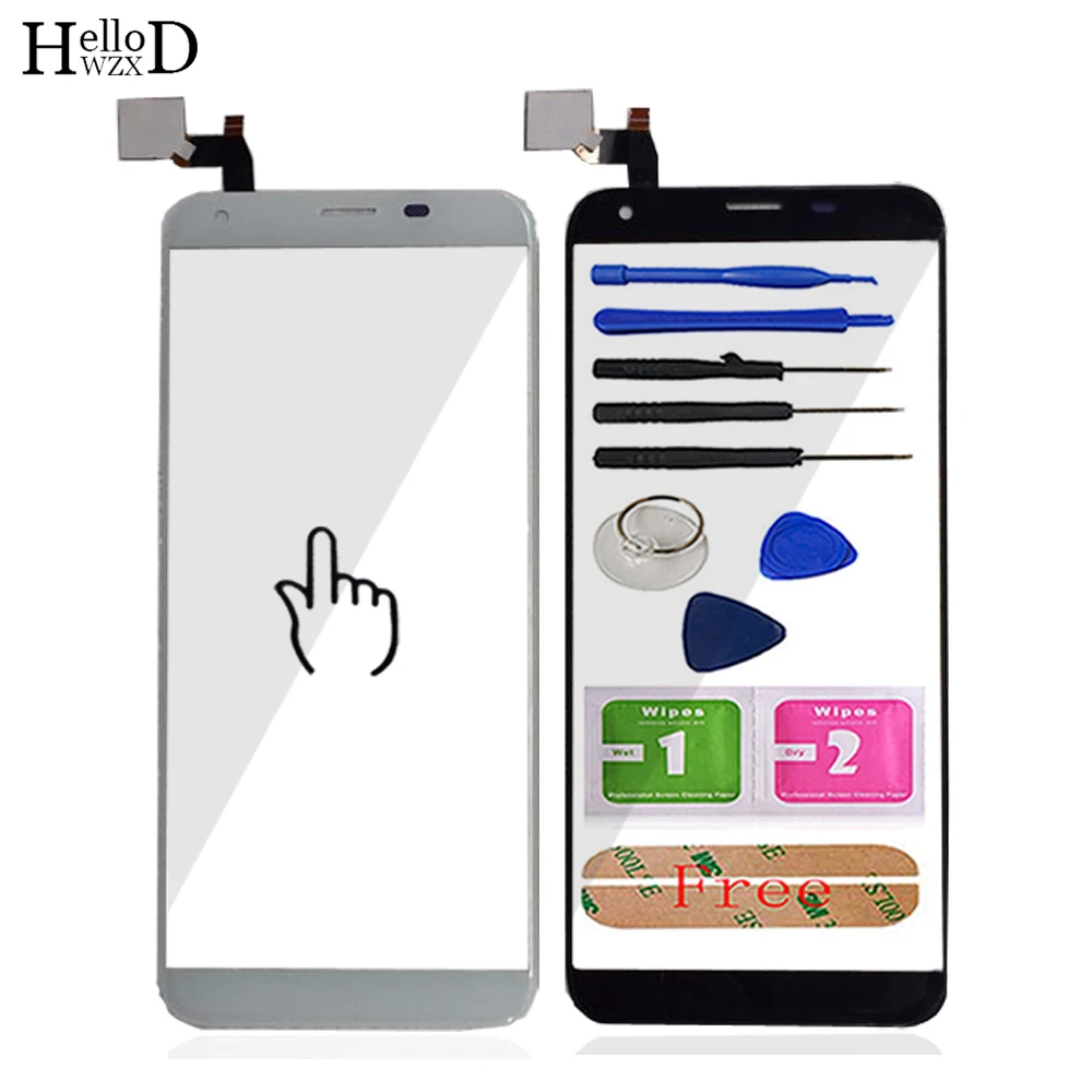 

5.7'' Mobile Touch Screen Glass TouchScreen For Oukitel K5 Touch Screen Glass Digitizer Panel Lens Sensor Tools Free Adhesive