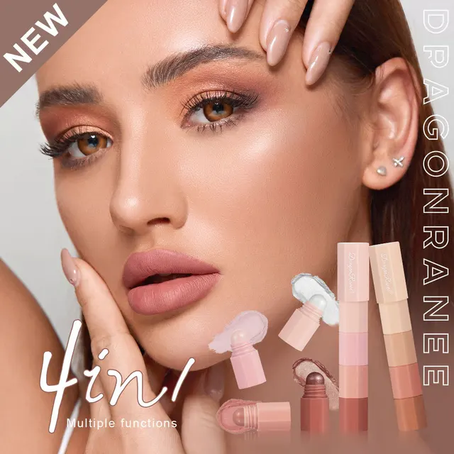 4/5 In1 Pearlescent Eyeshadow Pencil Glitter Silkworm Liner Highlighter Pen Lasting Matte Eye Shadow Stick Eyes Makeup Cosmetics