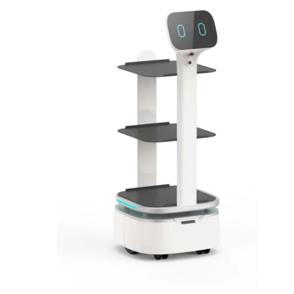 Customized Restaurant Service Robot With Multi Language Support Autonomous Food Delivery And Customer Greeting Capabilities