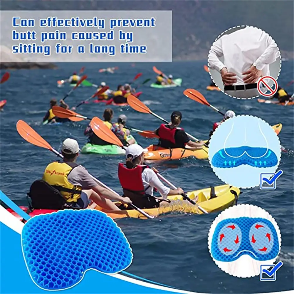 Kayak Cushion Fishing Kayak Accessories Waterproof Gel Seat Cushion for Kayak  Canoe Fishing Accessories - AliExpress