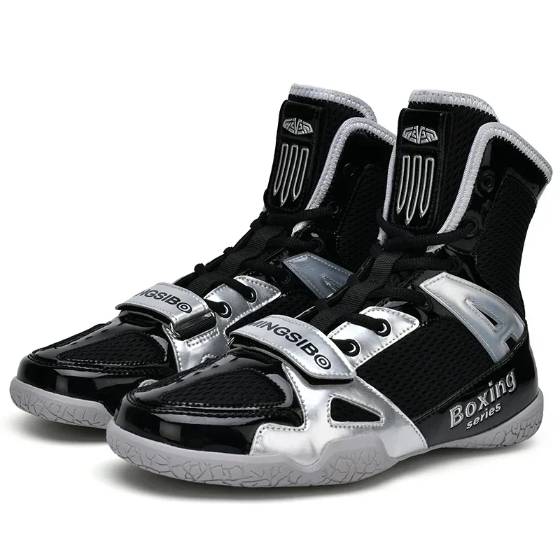 Men Wrestling Shoes Comfortable Gym Footwears Luxury Boxing Sneakers