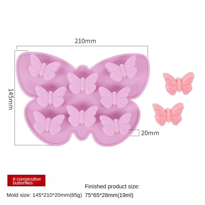 Cartoon Porous Butterfly Silicone Molds Pastry and Chocolate Cute Butterfly  Shaped Cake Muffin Candy Soap Ice Cube Candle Making - AliExpress