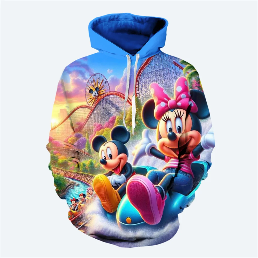 thumbnail image 1 of Nueva sudadera con capucha de dibujos animados para hombre, sudadera con estampado 3D de Disney Mickey Mouse, suéter de estilo informal de calle a la moda, sudadera con capucha para hombre, 1 of 5
