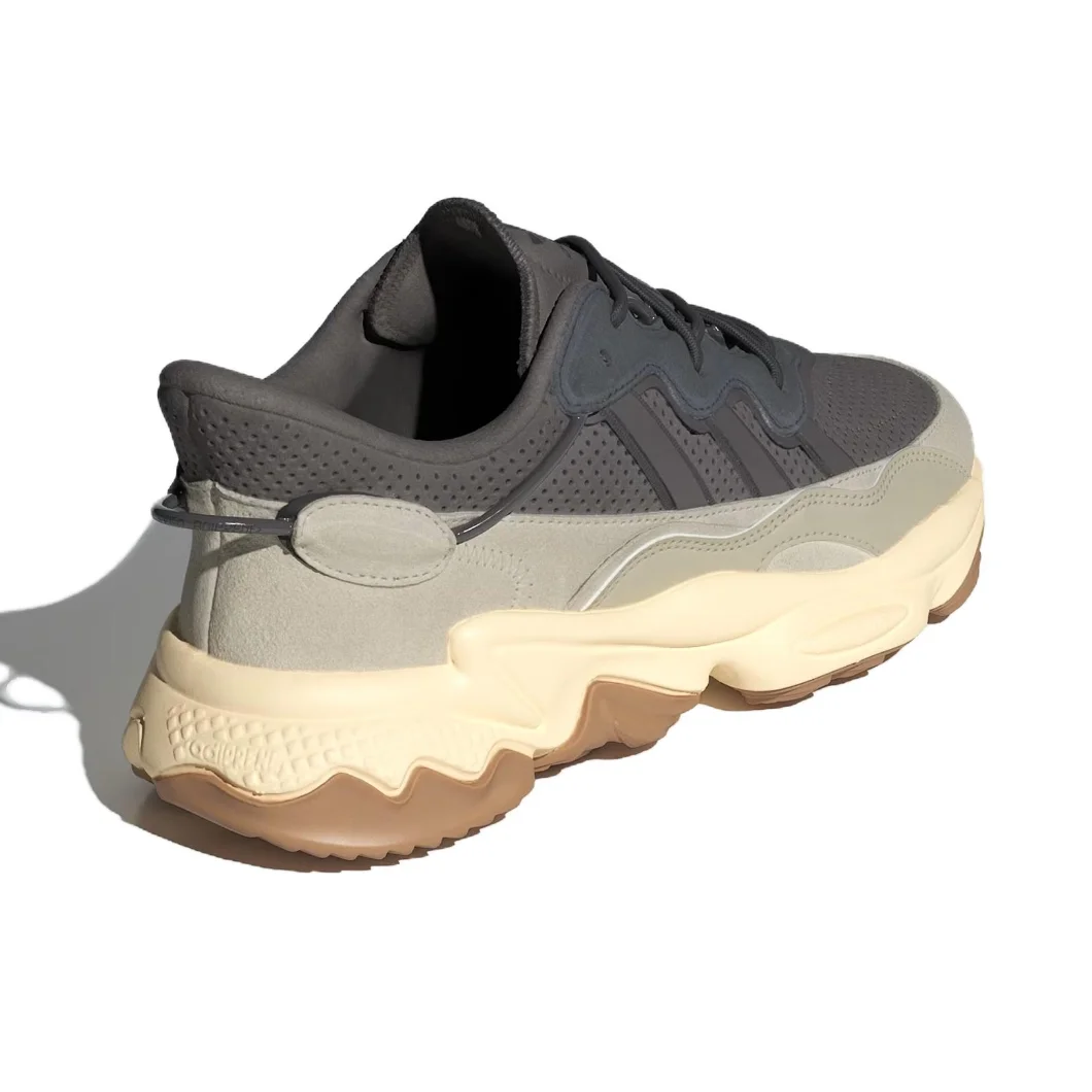 Adidas Ozweego Man and Women sneakers Thick Bottom Height Enhancement clunky shoes Comfortable and wearable sneakers Grey&Beige