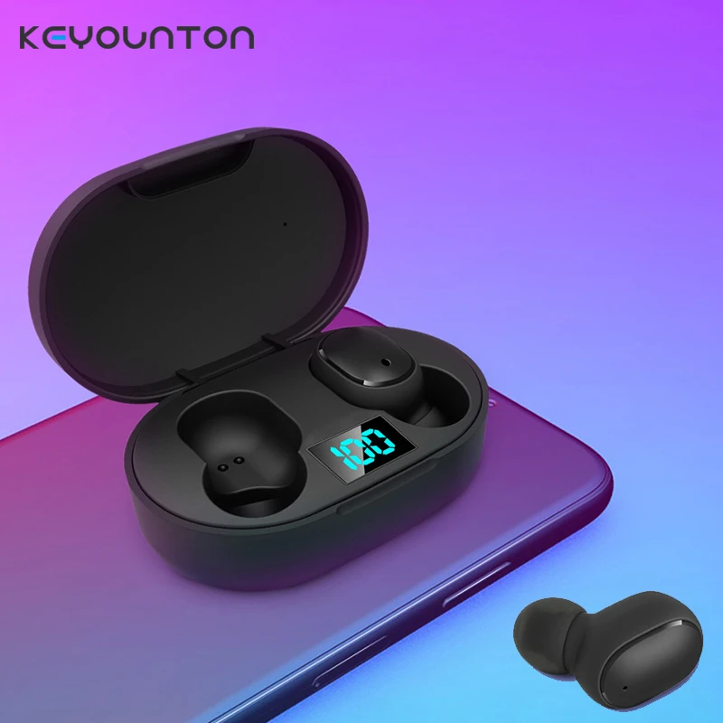 Headphones E6s Tws Wireless Bluetooth 5.0 Earphones Stereo Inear