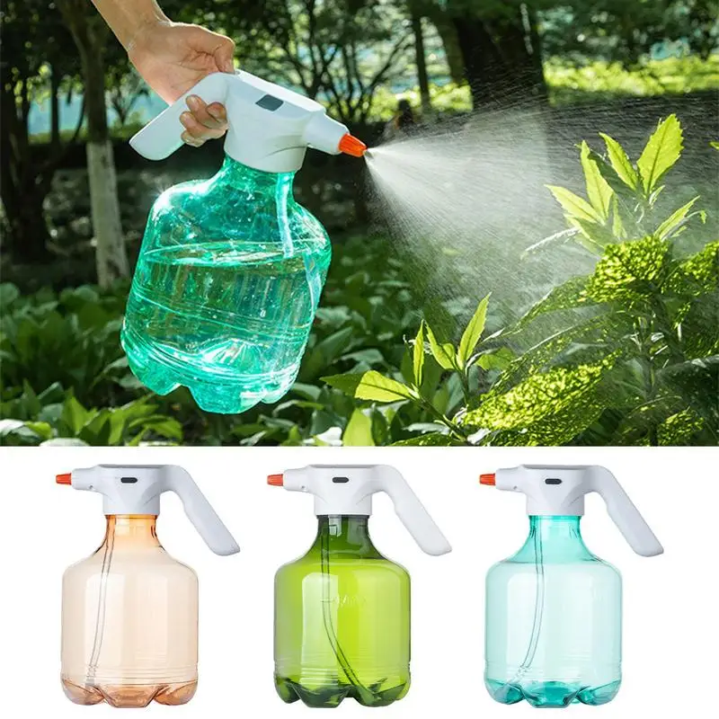 

Spray Bottles Mist Sprayer Electric Cleaning Garden Plant Mist Sprayer Refillable Transparent Multifunctional Watering Can