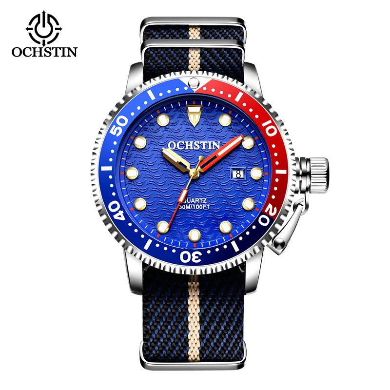 Men's personality business watch waterproof calendar luminous multifunctional business watch multiple color options masculinity