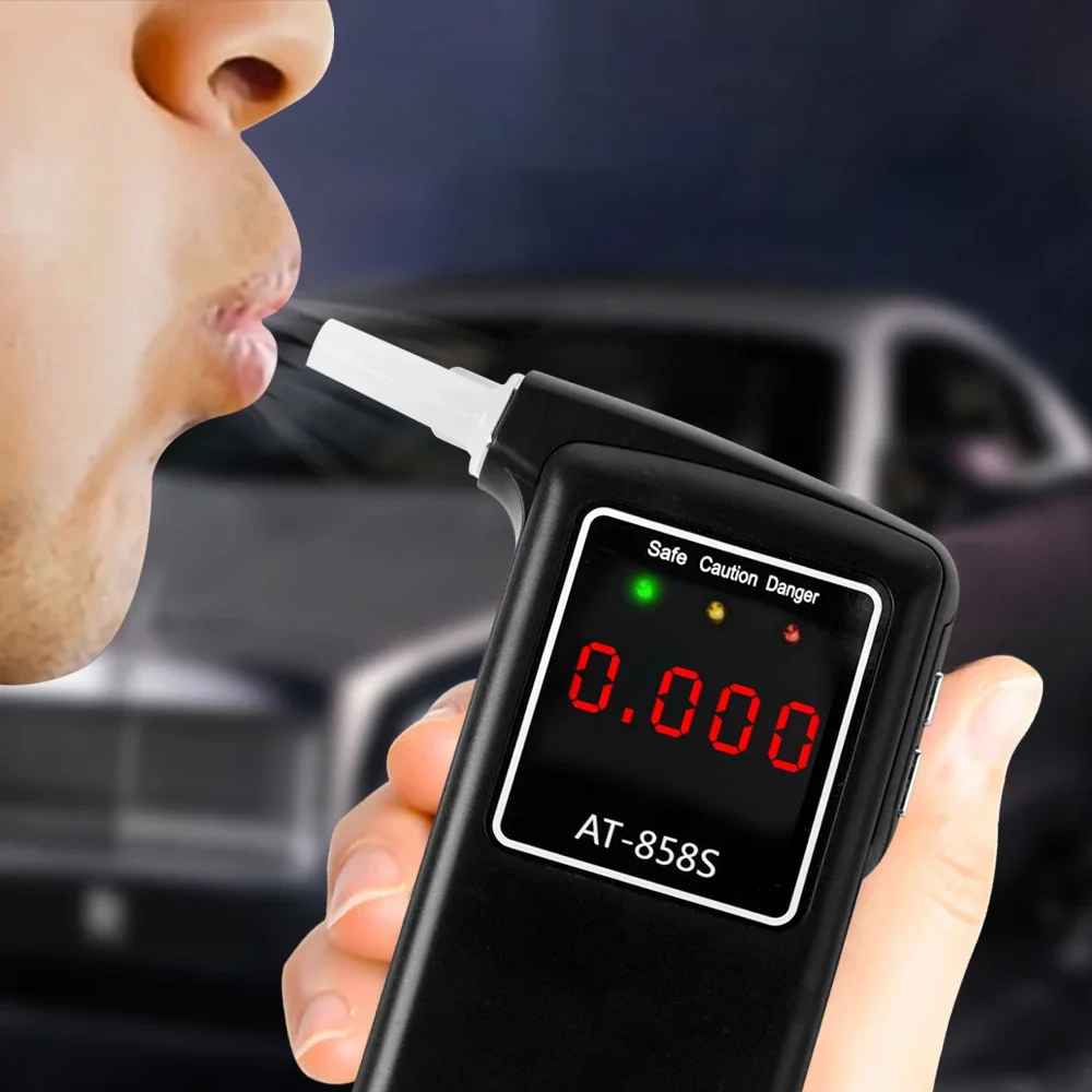 Professional Digital Alcohol Tester Alcohol Detector Breathalyzer Police Alcotester LCD Display Drunk Driving Test alcohol tester,breath alcohol tester