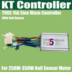 Enhanced Ebike KT Controller - Flexible Voltage and Amperage (T06S 36V 48V 15A)