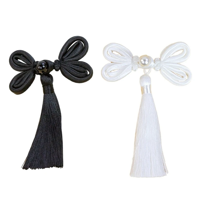 Chinese Shirt Button Fringe Cheongsam Fastener Button DIY Knot H7EF