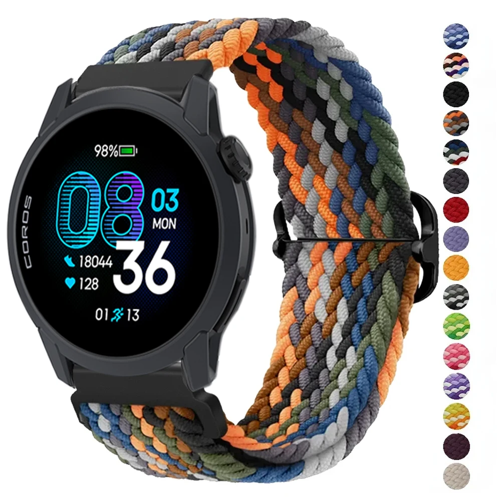 Soft Nylon Braided Breathable Watch Strap, 20mm/22mm - Versatile Replacement Bracelet