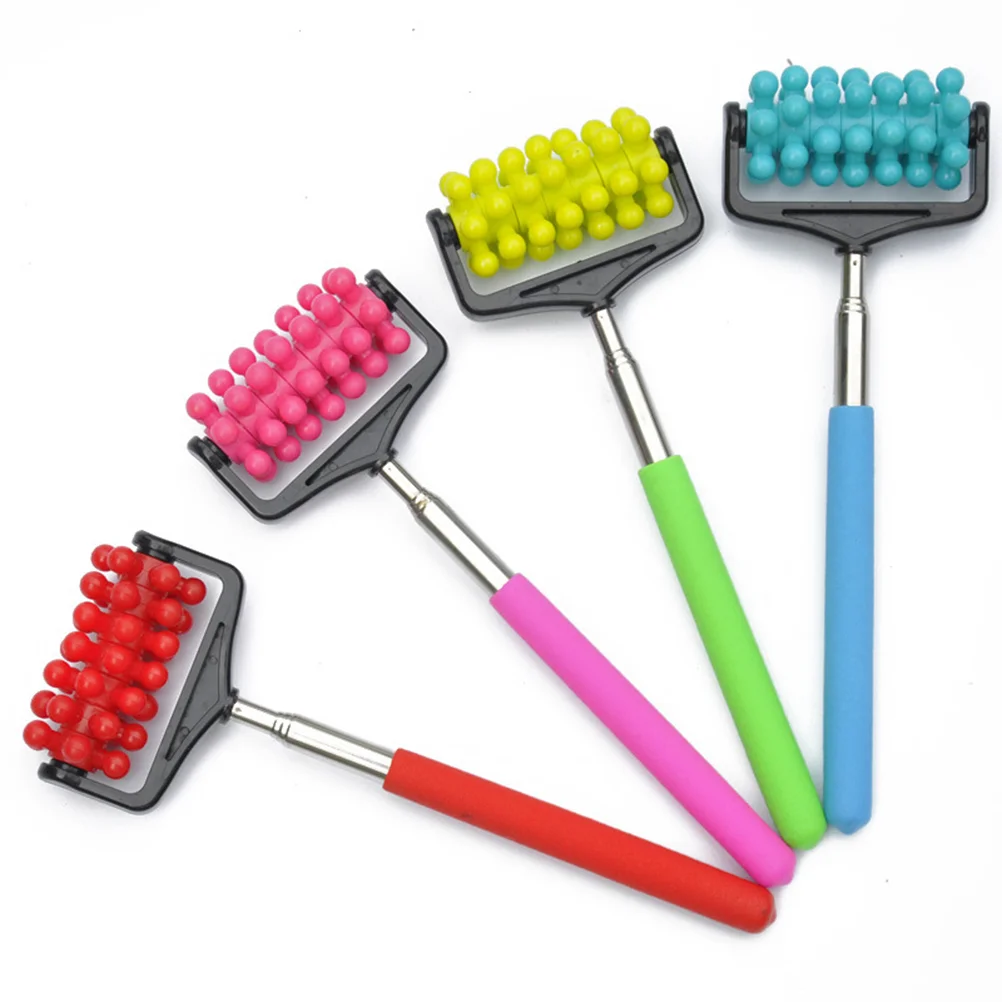 

Handle Massage Roller Retractable Body Muscle Roller Massage Stick for Arm, Legs and Back(Random Color)