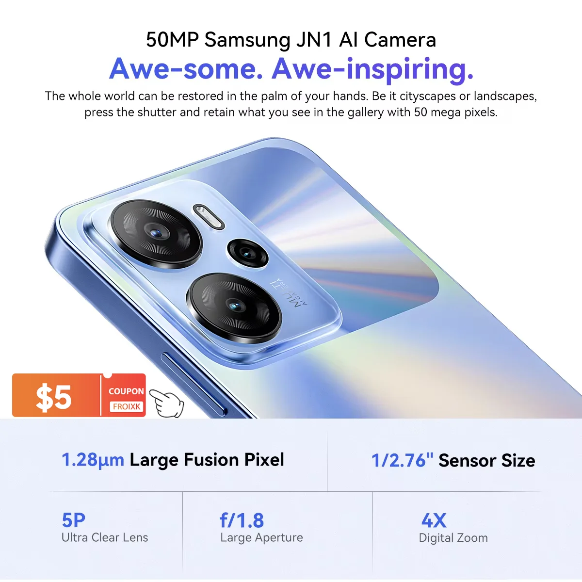 OSCAL TIGER 13 5G Smartphone 5000mAh, 6.67inch IPS Display, Unisoc