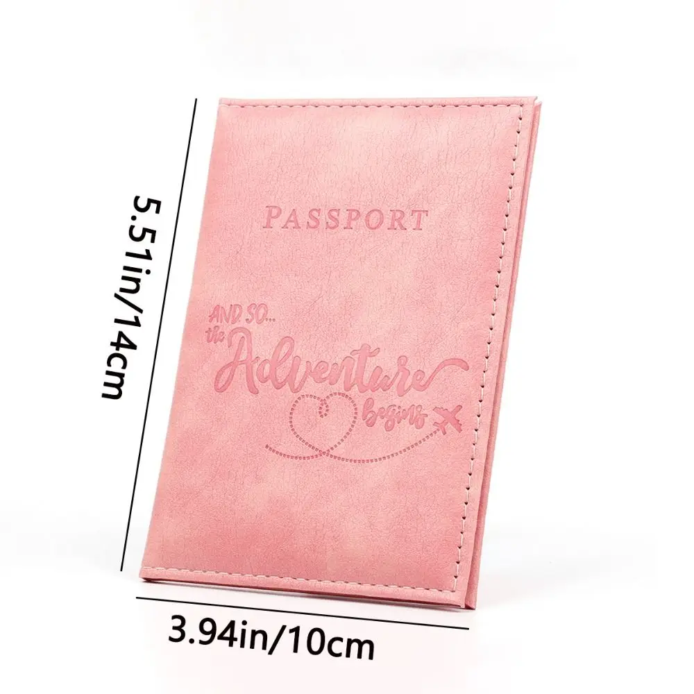 PU Leather Travel Passport Cover Fashion New Women Passport Holder Case for Men Travel Credit Card Protector Cover