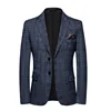 High Quality 2023 New Men's Fashion All-in-one Banquet Korean Version Slim Handsome Trend Business Casual  Four Seasons  Blazers 1