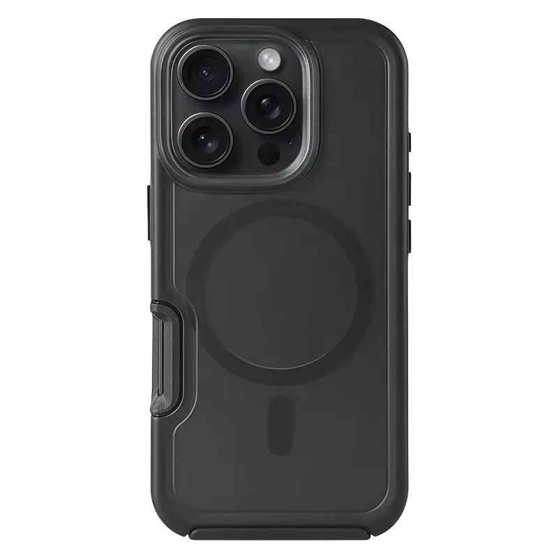 Fluorescent Candy Color Magnetic Matte Phone Case with Wireless Charging Protection