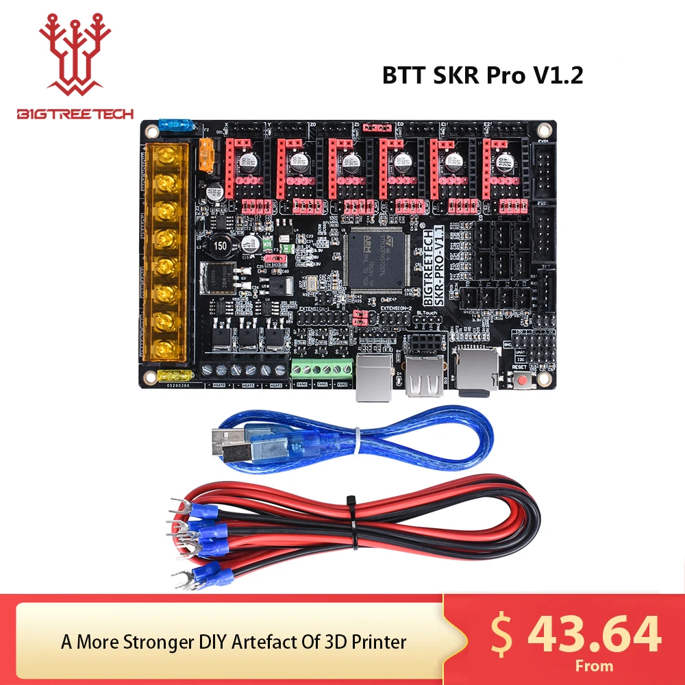 Bigtreetech-skr Peças do Painel de Controle da Impressora Pro 3d V1.2 32bit Skr V1.3 Ramps 1.4 A4988 Tmc2208 Uart Tmc2130 Tmc2209 Mini e3