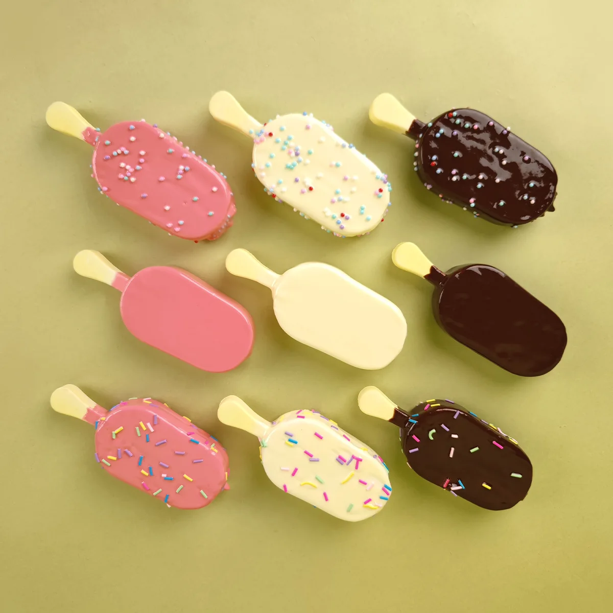 Simulation popsicles ice cream popsicles dessert cakes simulated food holiday gift decoration props DIY cuteSweet gifts food model,kitchen food toys,fake food prank toys