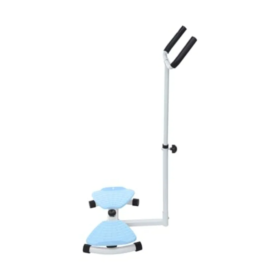 Waist Twisting Machine with Handlebar, Ab Twist Board with Adjustable Height Handle, 330 lbs Capacity Ab Twist Board for Home Gy