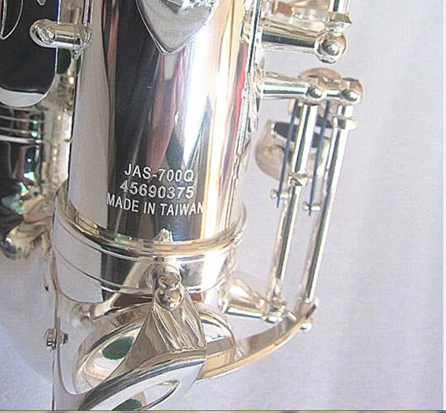 New Eb Alto Saxophone Jupiter JAS-700Q Silvering Brass Sax Body E-Flat Music Instruments Sax