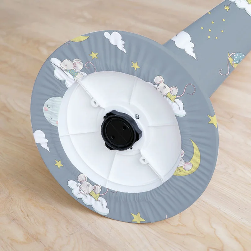 Fan Cover Round Standing Dust Cover Moisture-proof Storage Floor