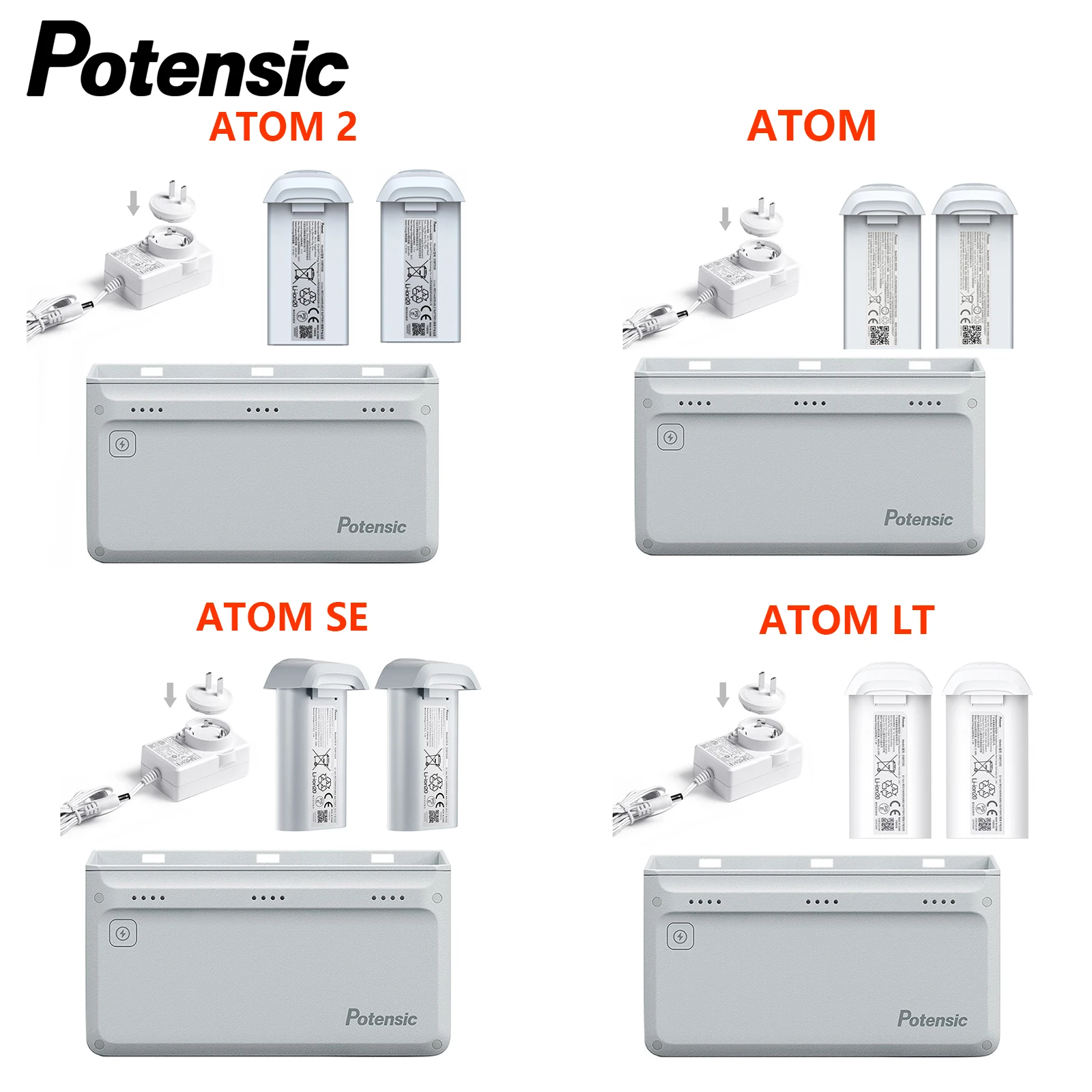 Chargeur Drone ATOM 2 - Prise UE/US/AU/UK - 161,99€