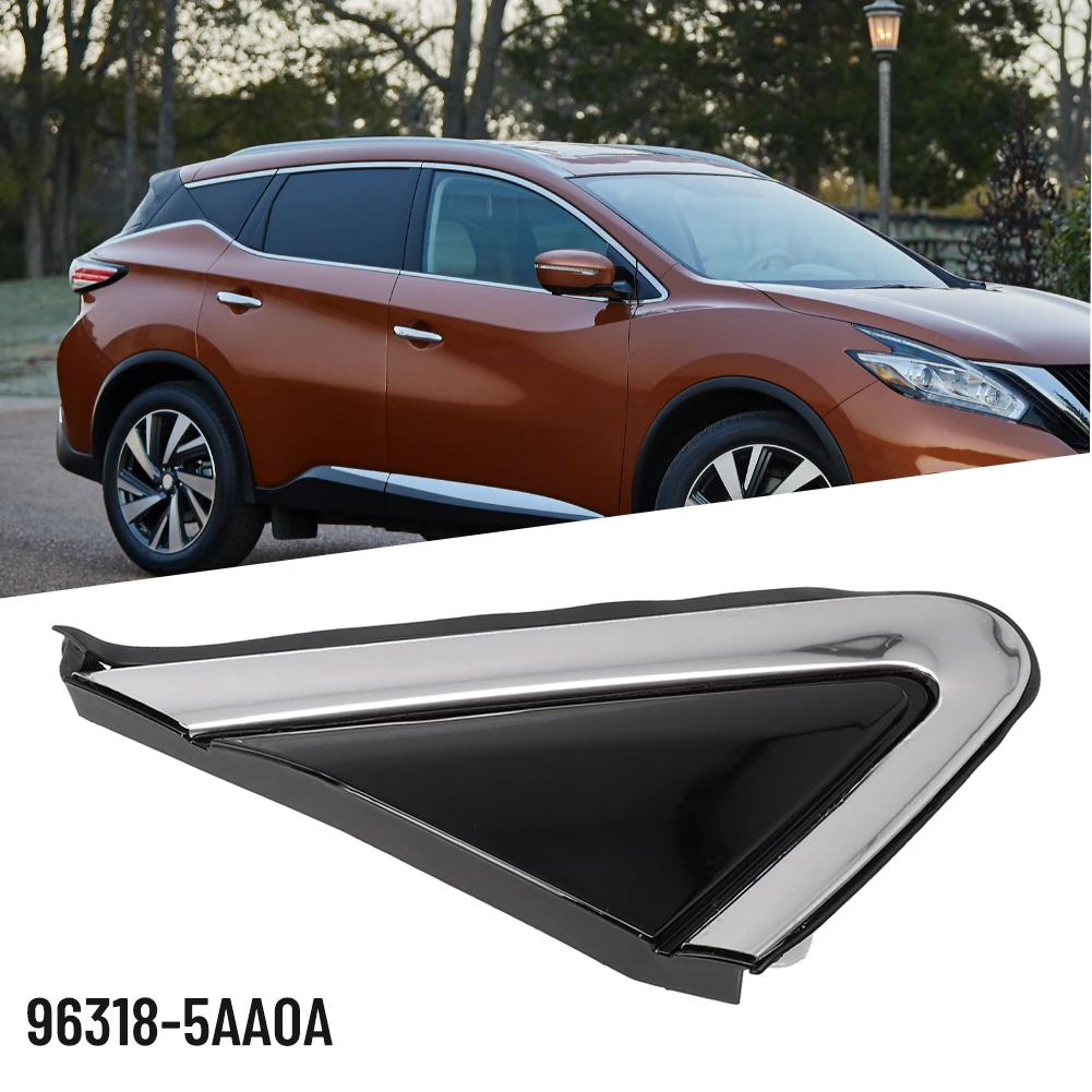 

1 шт. для Nissan передняя правая зеркальная молдинговая хромированная угловая отделка автомобильные Внешние аксессуары для Nissan Murano 2015-2021 # 96318-5AA0A
