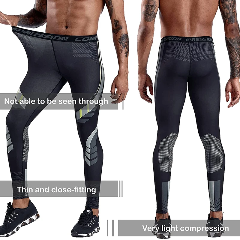 Quick-drying Men Running Tights Pants 