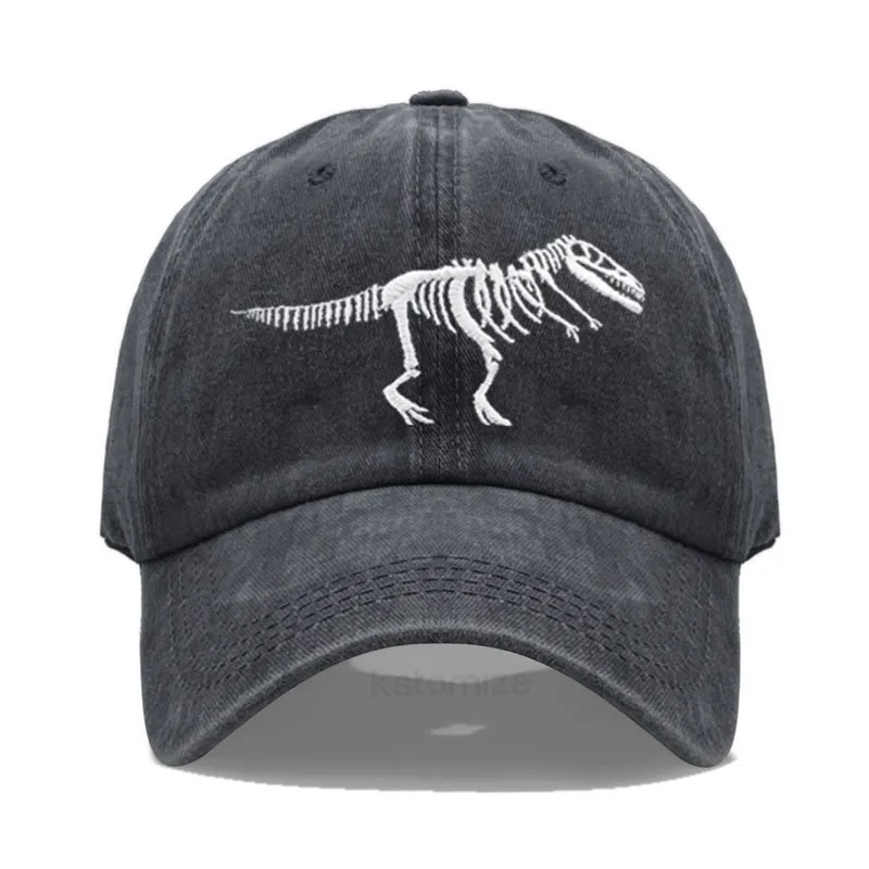 Cotton Baseball Cap for Men Women Unisex Embroidery Dinosaur Tyrannosaurus Rex Dad Hat Protection Outdoor Sports Golf Caps baseball cap baseball caps baseball hats fashion hats