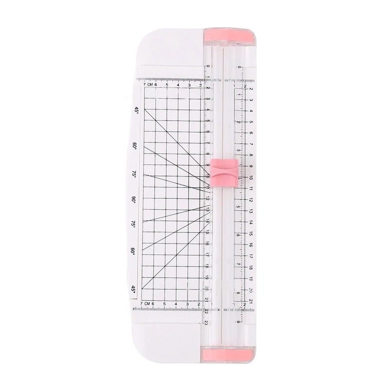 Paper Cutter, Portable Paper Trimmer, 12 In Slicer Scrapbooking Tool With Side Ruler For Craft Paper, A4 A5