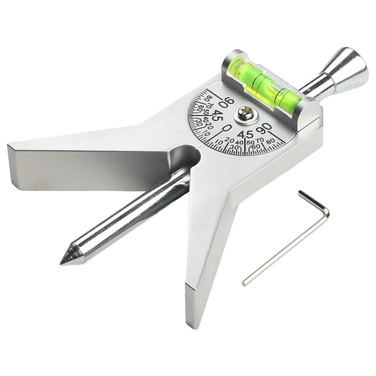 

1 шт., угловой локатор для измерения диаметра трубопровода, высокоточный измерительный инструмент для размеров труб, металл 160*110*40 мм