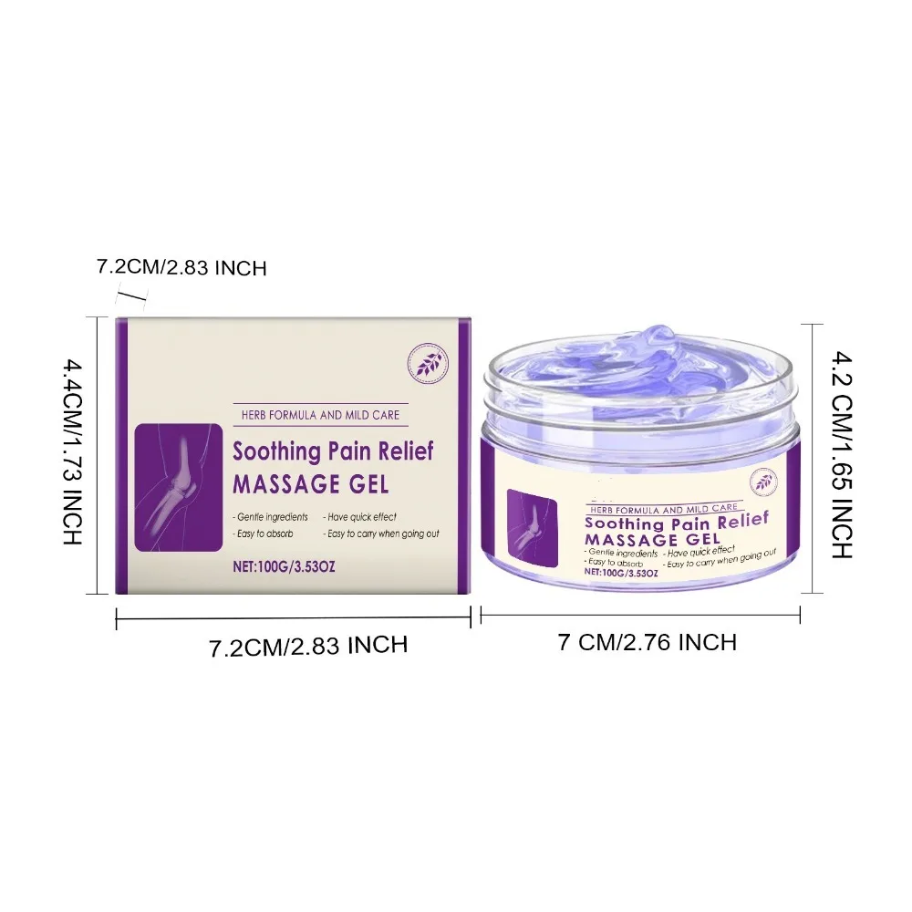 Gentle And Non-irritating Kresin Joint Purple Gel Easily Absorbed Soothes Knees Joint Pain Gel Turmeric Extract Kresin