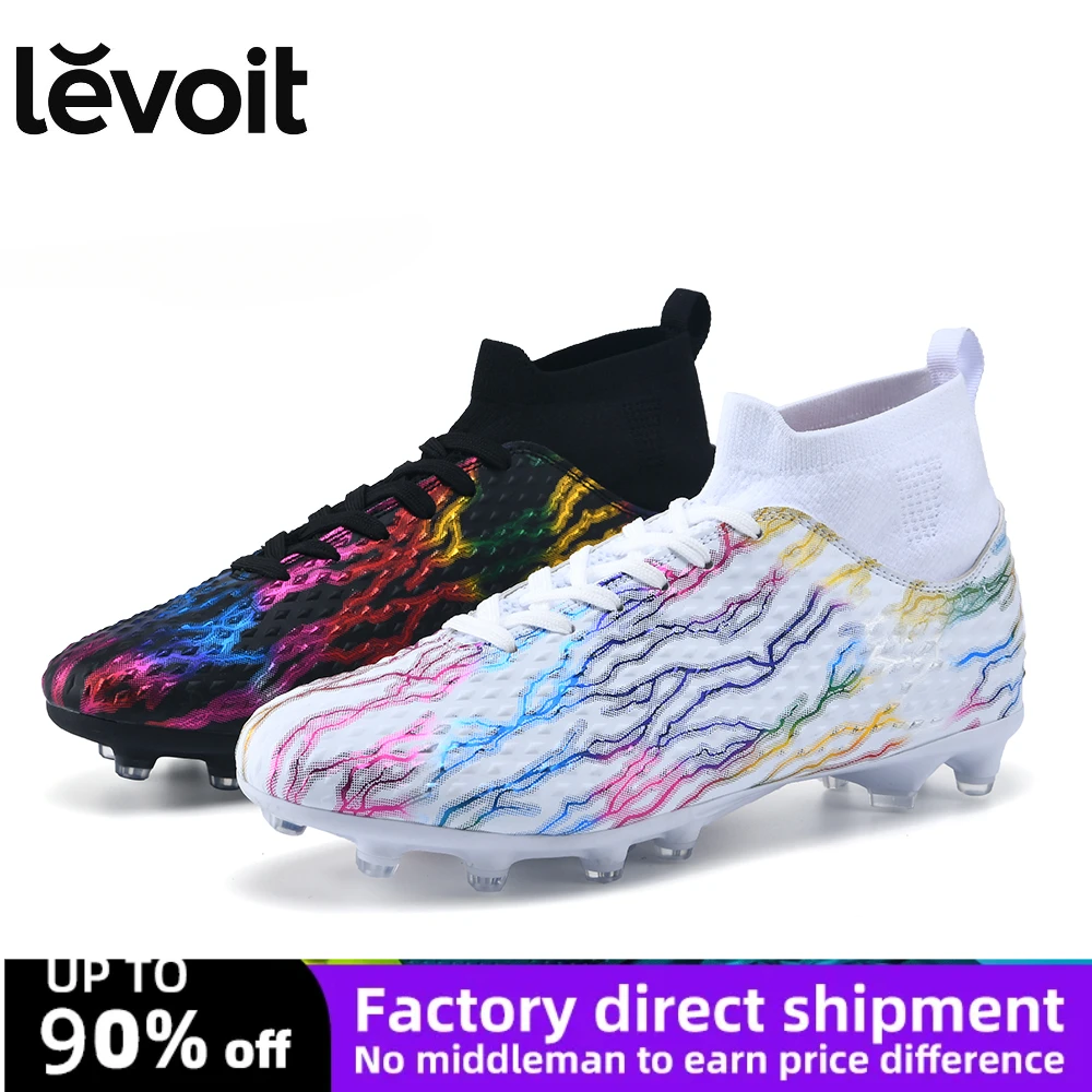 

2024 New Soccer Cleats Outdoor Realistic Falcon Version Youth and Adult Long Spikes/Crush Spikes Soccer Cleats Size 33-46