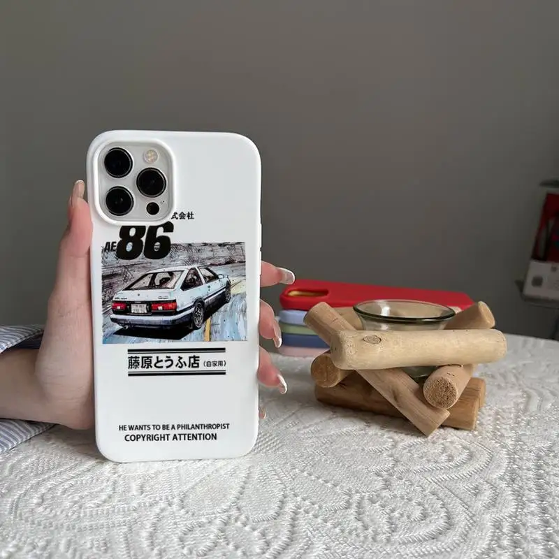 Anime Initial D AE86 Tail Light Art Shockproof Phone Case Cover