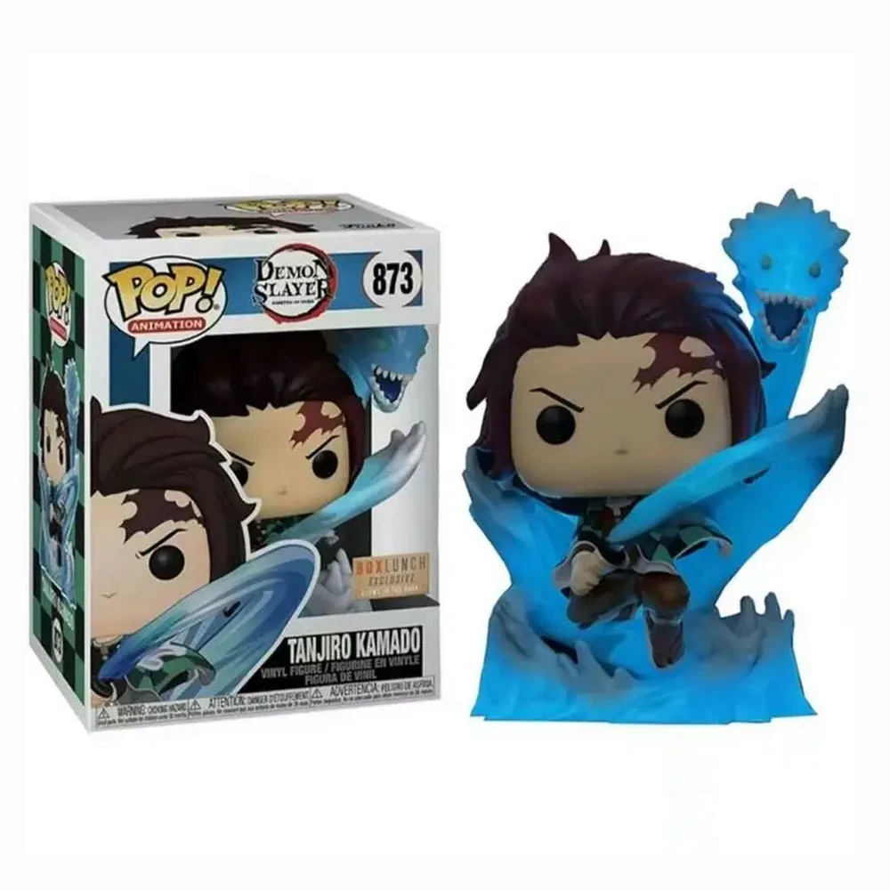 Funko Pop Demon Slayer Tanjiro Kamado 867 Zenitsu Agatsuma 869 Nezuko Kamado 868 figuras de acción de vinilo juguetes regalos para niños