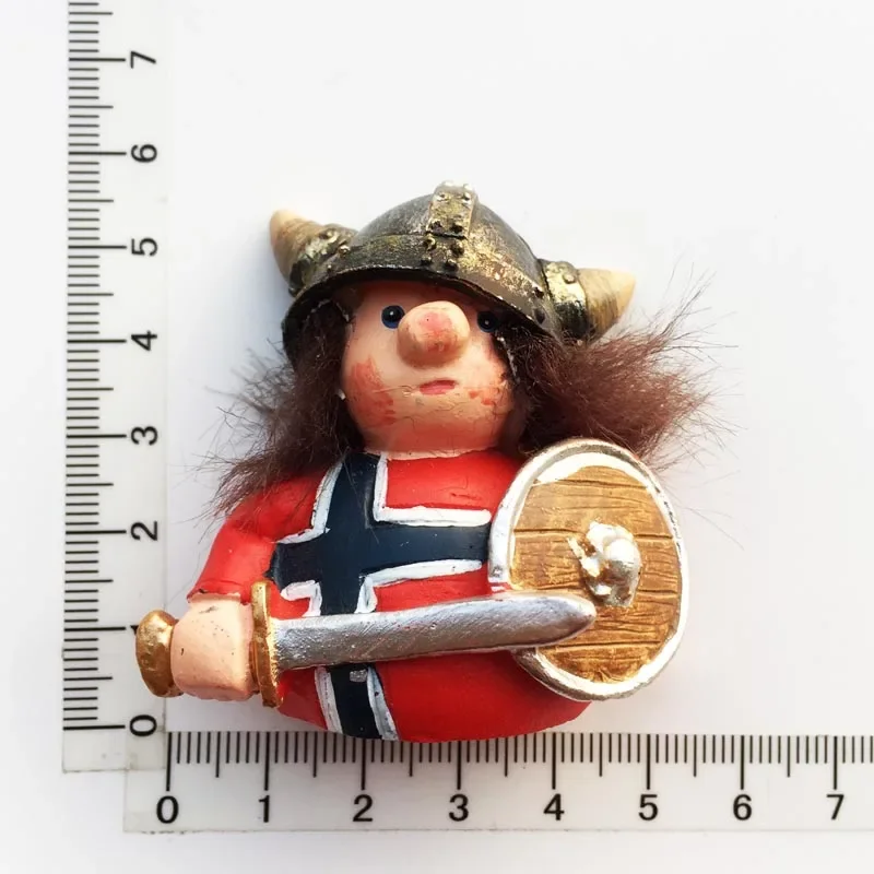 Calamita Per Frigorifero La Sirenetta Copenaghen – Souvenir Di Viaggio Artigianale 3D In Resina, Collezione Città Nordiche