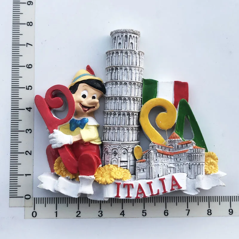 

Leaning Tower of Italy Fridge Magnets Travel 3D Memorial Magnetic Refrigerator