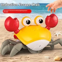 Dancing Crab Escape Crabs Baby Crawling Crab Musical Dancing Moving Toy Run Away Toy for Babies Crawling Interactive Toys Gift 1