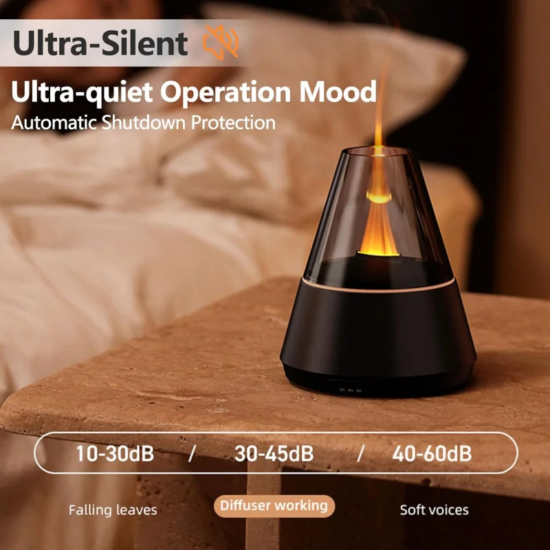 Flame Effect Aromatherapy Oil Diffuser. 5