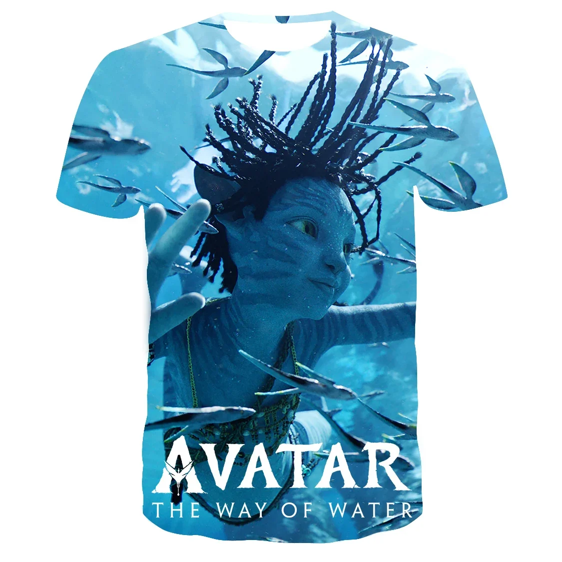 MINISO T-Shirts Avatar The Way of Water 3D Print Streetwear Men Women Fashion Oversized T Shirt Kids Boy Girl Tees Tops Clothing 2