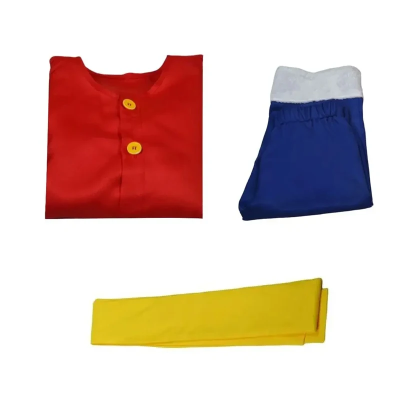 Ensemble du costume rouge