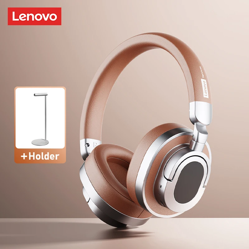 لينوفو LE602 بلوتوث 6.0 فوق الأذن سماعات HiFi صوت ستيريو سماعات موسيقى عصرية ENC HD دعوة سماعات رأس سلكية لاسلكية