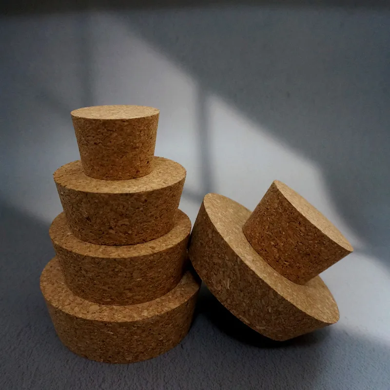 Lab Bottle Stopper 2Pcs/lot Synthetic Cork Lid for Test Tube Glass Jar Wine Bottle