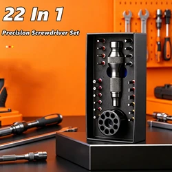 Magnetic 22 - in - 1 Screwdriver Set for Durable, Anti - Slip, Easy Motorcycle & Bicycle Repair (22 in 1)