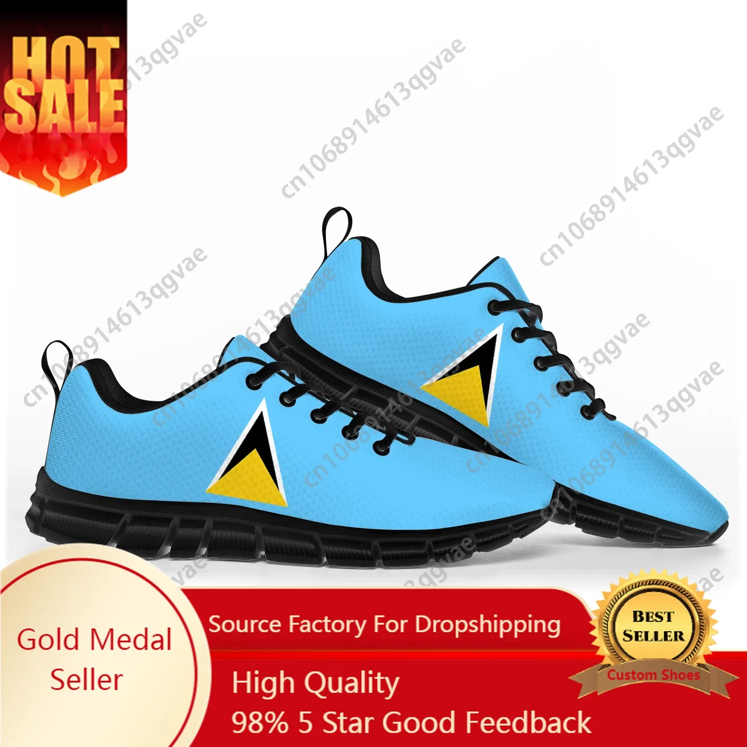 

Saint Lucia Flag Sports Shoes Mens Womens Teenager Kids Children Sneakers Saint Lucia Casual Custom High Quality Couple Shoes