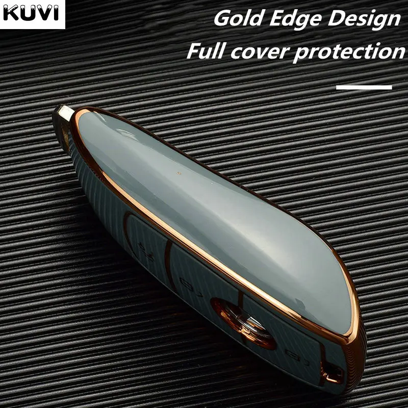 Car Key Case Cover For Mercedes Benz A C E S G Class GLC CLE CLA W177 W205 W213 W222 X167 AMG