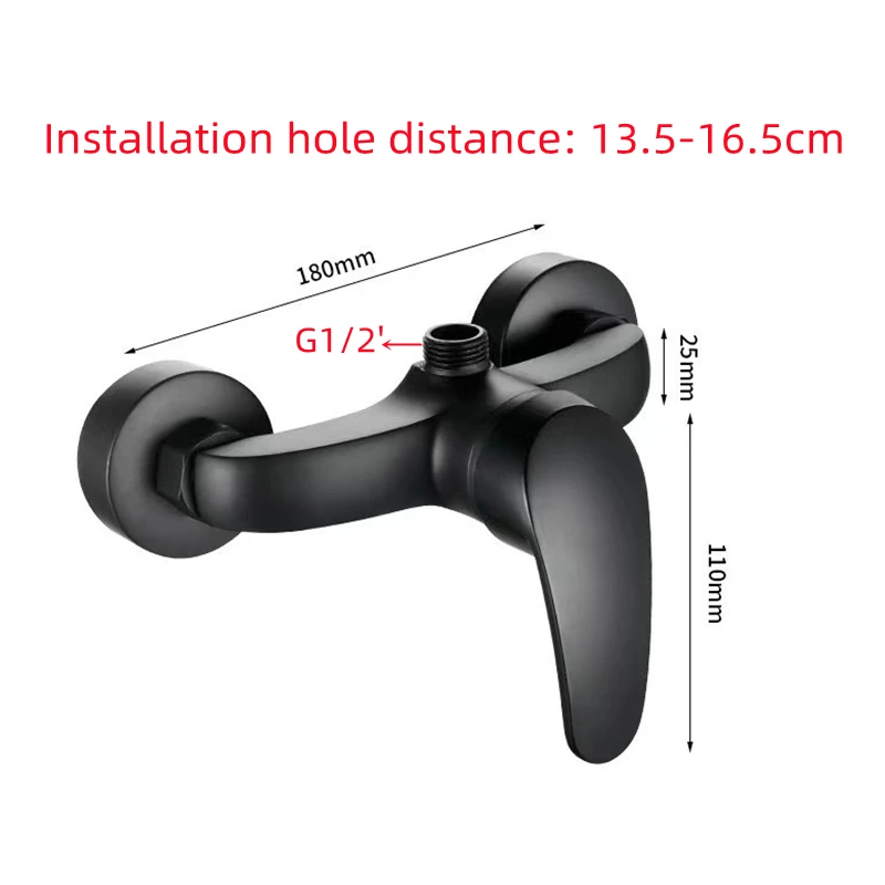 1Pc New Brass Black Bathtub Faucet Bathroom Handheld Shower Tap Hot And Cold Mixer Faucet Wall Mounted 1Pc New Brass Black Bathtub Faucet Bathroom Handheld Shower Tap Hot And Cold Mixer Faucet Wall Mounted
